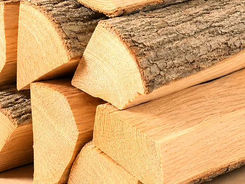 Кленовые дрова — фактура распила